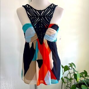 NWT Chic Multicolor Women's Top